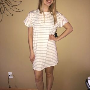 STRIPED T SHIRT DRESS